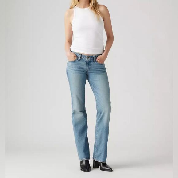 NWT Levi’s Superlow Bootcut Medium Wash Jeans Size 31 - Picture 1 of 7